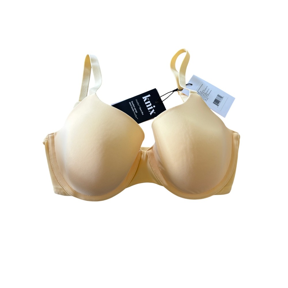 Knix FreeFlex Demi Bra Buttercup Yellow Size 30E NWT